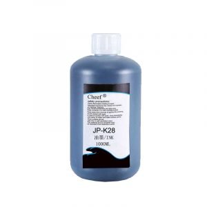 Hitachi inkjet printers' Black ink with strong adhesion make up JP-K28