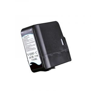 China made alternative white V490-C makeup solvent with chip make up cartridge  for Videojet inkjet printer