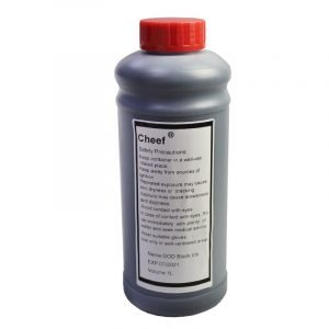 Black ink mixed with water and ethyl butyl ether M210-Q used for Videojet DODlarge font machine