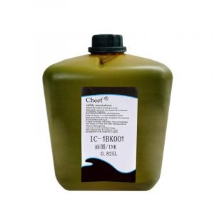 Alcohol-based black ink used for Domino inkjet printer IC-1BK001