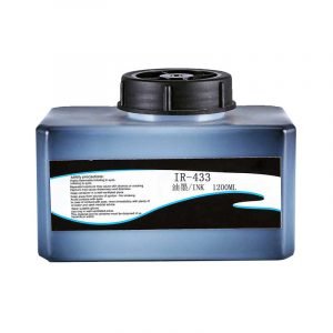 Alcohol-based blue and black ink IR-433 and IR/IC-191BK used for Domino inkjet printer A/A plus/A120i 220i