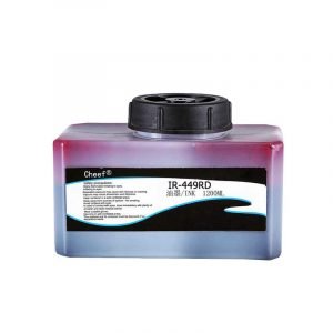 Food red ink (alcohol based) used for Domino inkjet printer IR-449RD and IC-449RD