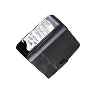 China made alternative Red V493-C makeup solvent with chip make up cartridge  for Videojet inkjet printer