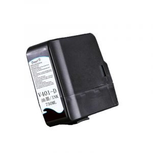 China made alternative Black V401-D makeup solvent with chip make up cartridge  for Videojet inkjet printer