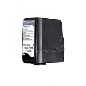 Butanone Black ink V418-D makeup solvent with chip make up cartridge  for Videojet inkjet printer