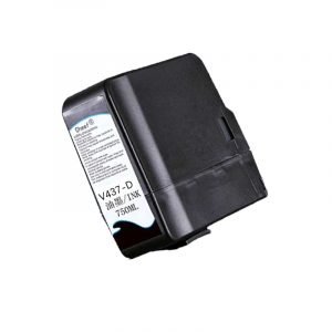 China made alternative Black V437-D makeup solvent with chip make up cartridge  for Videojet inkjet printer