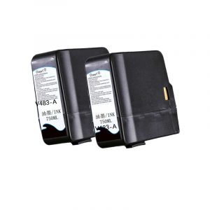 China made alternative yellow V483-A makeup solvent with chip make up cartridge  for Videojet inkjet printer