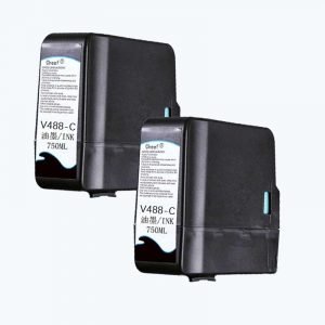 Blue ink V488-C makeup solvent with chip make up cartridge  for Videojet inkjet printer