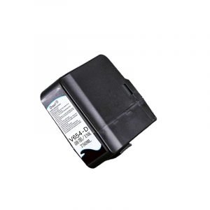 China made alternative Black V654-D makeup solvent with chip make up cartridge  for Videojet inkjet printer