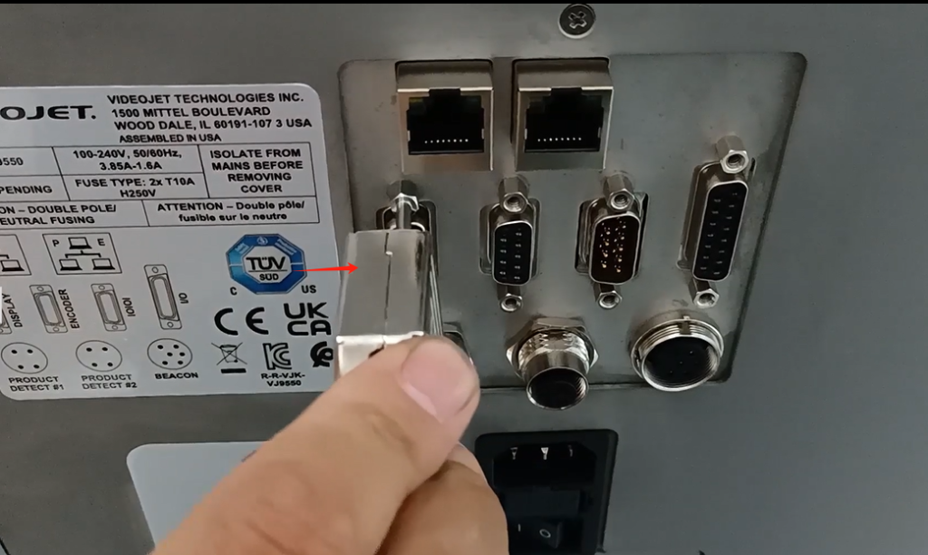 Installation of 9550 labeling machine and vertical bracket – Coding ...