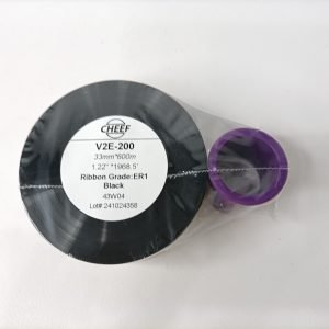 Spare Part V2E-200 Cheef Ribbon 33mm * 600m outer carbon black edge pressure reinforced mixed base SWR For Cheef Printer