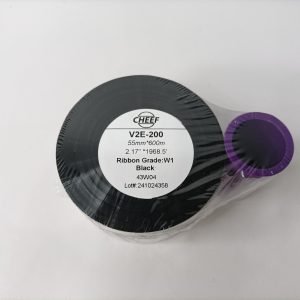 Spare Part V2E-200 Cheef Ribbon 55mm * 600m outer carbon black edge pressure reinforced mixed base SWR For Cheef Printer