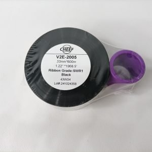 Spare Part V2E-2005 Cheef Ribbon 33mm × 600m outer carbon black edge pressure reinforced mixed base SWR For Cheef Printer