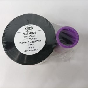 Spare Part V2E-2005 Cheef Ribbon 55mm × 600m outer carbon black edge pressure reinforced mixed base SWR For Cheef Printer