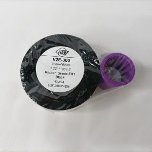 Spare Part V2E-300 Cheef Ribbon 33mm × 600m outer carbon black edge pressed resin based ER For Cheef Printer