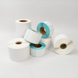 Best selling high-quality, low-priced inkjet custom size sticker labels, giant rolls, smooth matte white inkjet label rolls