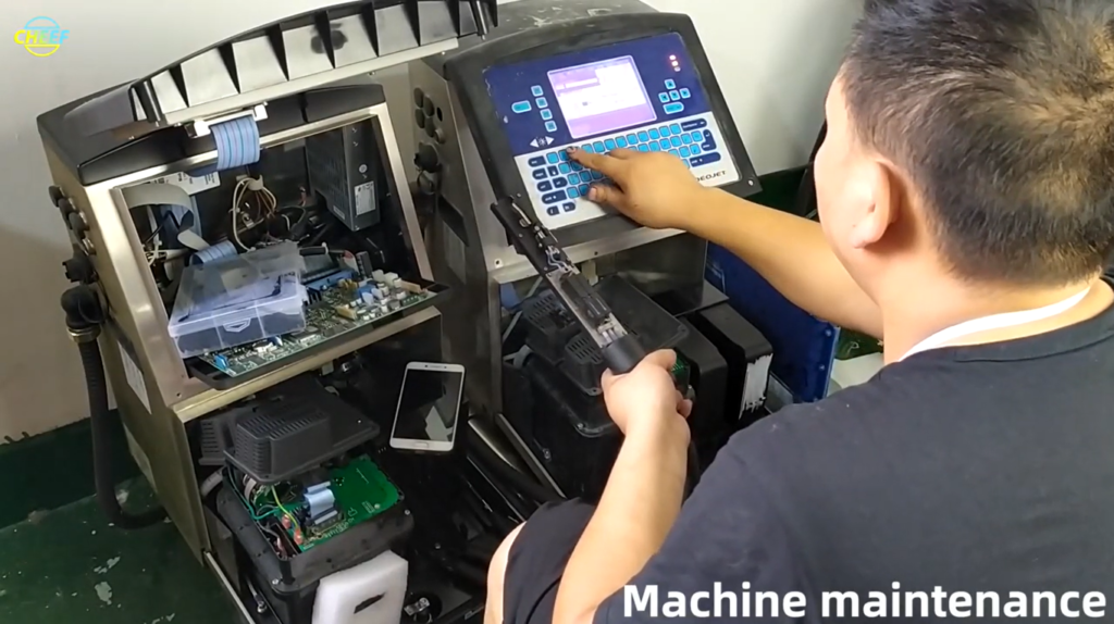 Videojet 1510 CIJ printer repair and maintenance service.